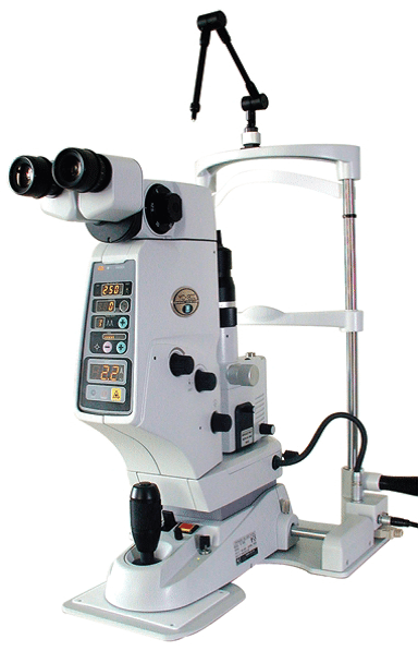 Laser Yag Nidek YC-1800 para capsulotomia con lampara de hendidura interconstruida 1 Laser Yag Nidek YC-1800 para capsulotomia con lampara de hendidura interconstruida -0