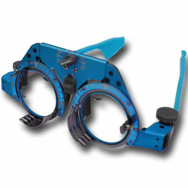 Montura de pruebas opticas de aluminio color azul Luxvision TF-35 3 Montura de pruebas opticas de aluminio color azul Luxvision TF-35-1693