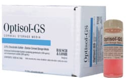 Optisol B&L solucuion conservador Corneal para trasplante caja con 12 frascos -0