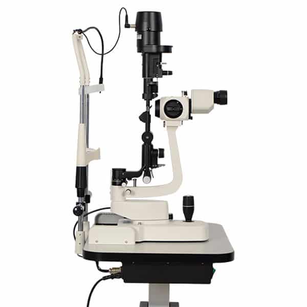 Lampara de Hendidura tipo revolver 2 aumentos 5 HIS-500 X2 Nueva Lampara de Hendidura economica HUVITZ con 2 aumentos 10 y 16X tipo revolver -1954