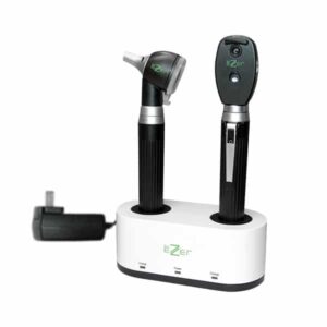 Estuche de diagnostico Ezer Ez-OTO-1800 ION con Oftallmoscopio y Otoscopio facil de transportar con su comodo estuche de proteccion -0