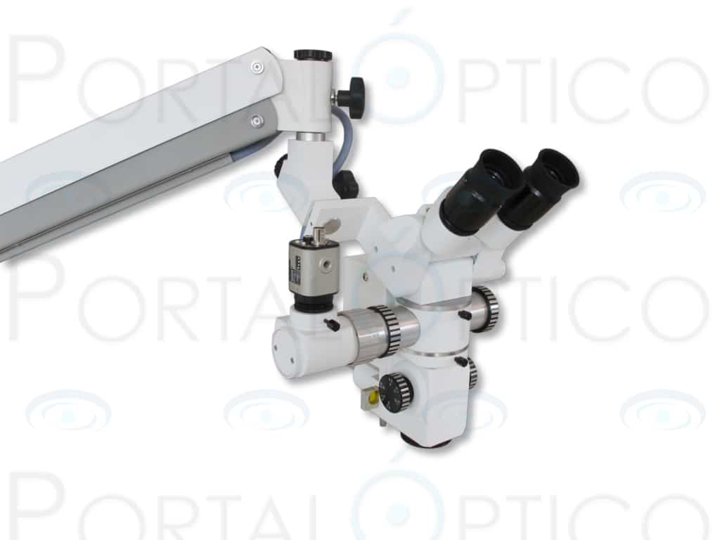 Microscopio quirúrgico para Orl de piso con 5 aumentos Vision Star 3 Vision Plus 99-M Microscopio de piso con 5 aumentos, brazo pantografico, cabezal con oculares gran angular de 12.5x y objetivo de 250 mm , opciones de video-3168