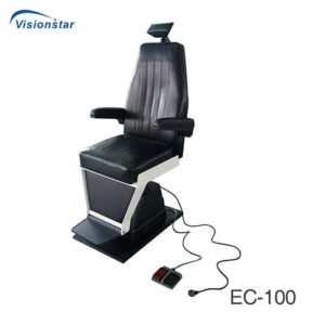 EC-100 Sillón eléctrico con pedal para paciente cómodo con descansa brazos y reclinable manual -0