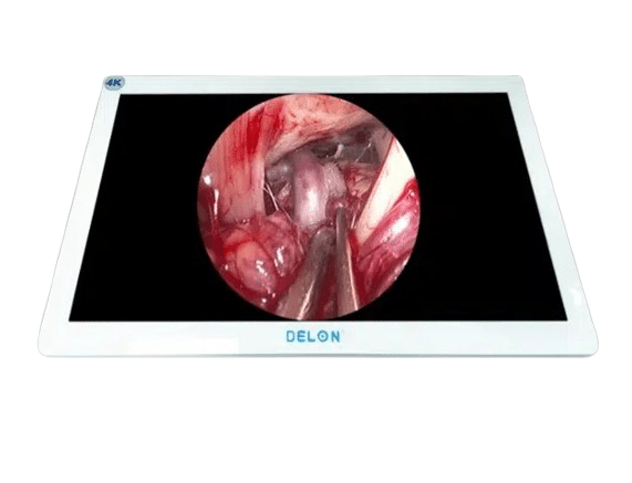 Pantalla 4K 27", cámara y fuente de luz LED 1 Pantalla 4K 27", cámara y fuente de luz LED