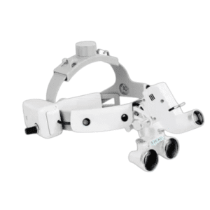 Lupa quirúrgica con Lampara LED Frontal recargable