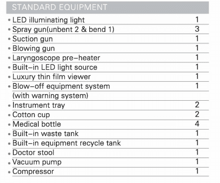 Unidad para Otorrinolaringología G60 de lujo 2 Unidad para Otorrinolaringología G60 de lujo - Image 2